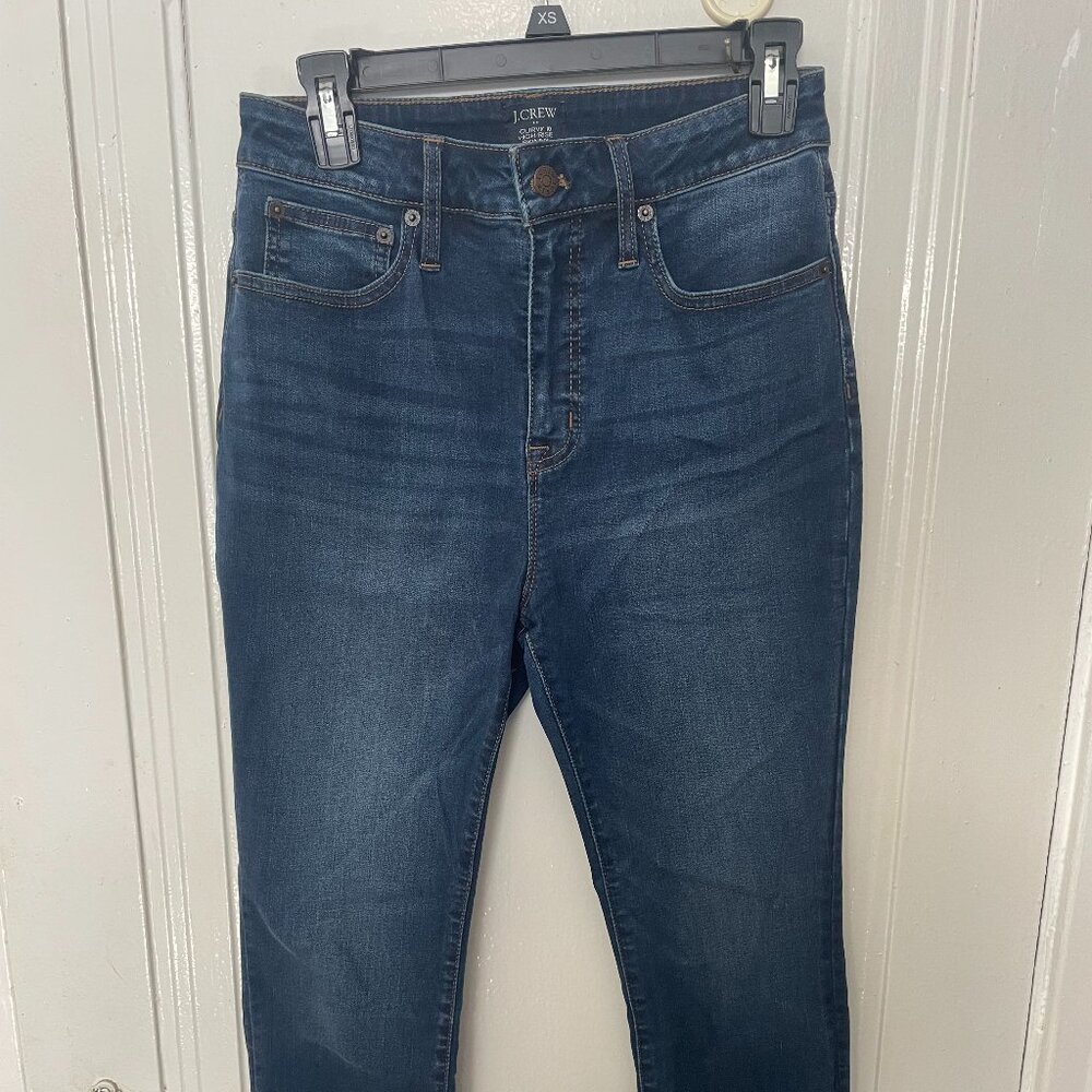 J. Crew Curvy High Rise Skinny Jeans 28P